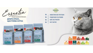 Essentia - добра храна, щастлива котка