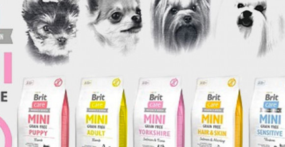 Най-доброто за нашите малки, опашати приятелчета  - нова серия храни „Brit Care Mini“