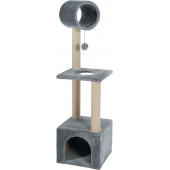 Драскалка Zolux TRIO CAT TREE  с къщичка и три зони, 41см х 47см х 124 см