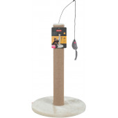 Драсалка Zolux SCRATCHING POLE - с пилон и мишка,  40см х 40см х 63см