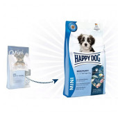 Happy Dog Fit & Vital Mini Puppy - пълноценна суха храна с пилешко, агнешко и морска риба, за мини кучета и малки породи до 10 кг., подходяща за възраст от 1 до 12 месеца