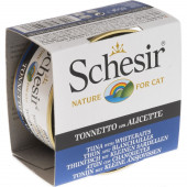 Agras Schesir Tuna with WhiteBaits Храна за пораснали котки с риба тон и атерина 85 гр 