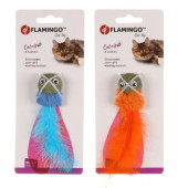 Котешка играчка FLAMINGO CT BOLEO + CATNIP пера с топче от катнип