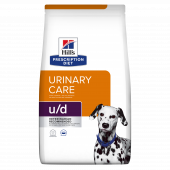 Hills Prescription Diet u/d - диета за кучета с цистинови и пуринови уролити 4 кг.