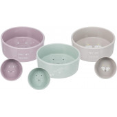 Керамична купичка за подрастващи кученца Trixie Junior Ceramic Bowl в пастелни цветове