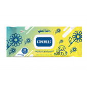 Record wet wipes CAMOMILE - Мокри кърпи за домашни любимци с лайка 80бр.