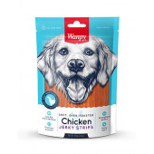 Лакомство  Wanpy Soft Chicken Jerky Strips - меко пилешко филе на ленти печено  на фурна 100 гр