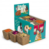 Натурално Лакомство за Гризачи Little ONE bowl - купичка от ливадно сено 65гр., БЕЗ ЗЪРНО