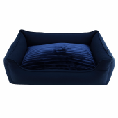 Луксозно меко легло CAZO Soft Bed Pablo Navy Blue