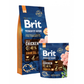 Суха храна за кучета BRIT PREMIUM SENIOR S/M  BY NATURE [ НОВА, ПОДОБРЕНА ФОРМУЛА ] с 42% прясно пилешко месо
