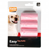 Торбички за боклук EASY BAG 3 ролки х 20бр. розови