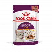 Royal Canin Sensory Taste in Gravy - пълноценна мокра храна със сос в пауч за котки в зряла възраст 
