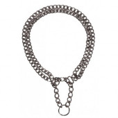 Trixie Choke Chain Double Row Chromed - Двоен метален нашийник за кучета 40 / 0.2 см
