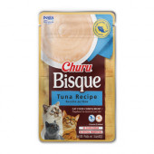 Пауч за котки Ciao Cat Wet Bisque Tuna Recipe френска супа, биск, мус от риба тон в собствен сос, перфектната заливка за гранулирана храна при капризни котки; №1 в света мокро лакомсвто за котки