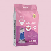 Van Cat Powder -обезпрашена ароматизирана котешка тоалетна с аромат на бебешка пудра 5 кг.
