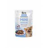Brit Care Mini Venison fillets in gravy - пауч за кучета от малките породи с еленско месо 85gr