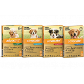 Bayer Advocate dog - за кучета над 25 кг. - комбиниран препарат срещу вътрешни и външни паразити 