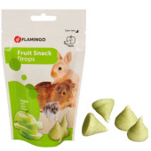 Лакомства с ябълка Flamingo Apple drops за гризачи