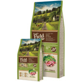 Пълноценна храна за кучета от средни породи Sam´s Field Adult Gluten-Free Medium Beef & Veal с 70%  Телешко месо, плодове и зеленчуци. БЕЗ глутен