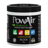 Неутрализатор на неприятни миризми PowAir Block Lemongrass, с натурални масла, безвреден за деца и домашни любимци