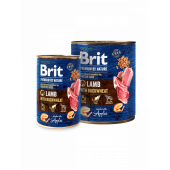 Brit Premium by Nature Lamb with Buckwheat - консервирана храна за кучета с агнешко и елда 