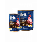 Brit Premium by Nature Turkey with Liver - консервирана храна за кученца с пуйка и черен дроб 