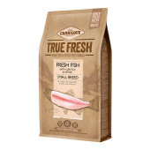 Ултра премиум суха храна Carnilove TRUE FRESH FISH Small Breed със 60% истинско, прясна риба, черупки от яйца, ленено семе и розмарин БЕЗ ЗЪРНЕНИ КУЛТУРИ, подходяща за кучета от малките породи