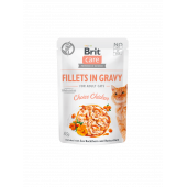 Brit Care Cat Pouch CHOICE CHICKEN in Gravy - пауч за котки с пилешко филе в сос