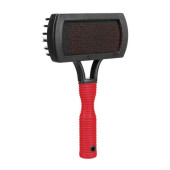 Мека, двустранна четка Trixie Soft brush, double за разплитане на козината и премахване на подкосъма