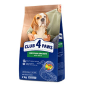 Премиум суха храна за кучета от средни породи  CLUB 4 PAWS  Premium Duck for medium breeds с Патешко месо