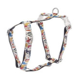 Кучешки нагръдник Ferribiella Spa Harness Motif Chiens Naïfs в дизайн на кученца 