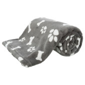 Меко одеяло за кучета Trixie Kenny blanket  сив цвят 75x50 см. 