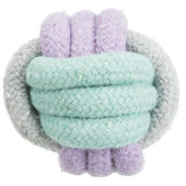 Въжена играчка  Trixie Junior Knot Ball топка, подходяща за малки кученца