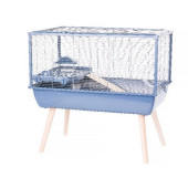 Клетка за хамстер Zolux NEOLIFE 80 HAMSTER CAGE в син цвят
