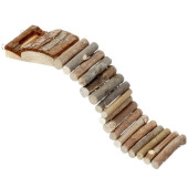 Гъвкава дървена пътека Flamingo BRIDGE WOOD 27 x 7 см - за хамстери и дребни гризачи