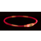 Светещ LED нашийник за кучета Trixie Flash light ring S-M
