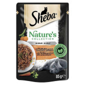 Пауч за котки Sheba Nature пуешко месо в желе