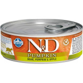 Консерва за котки N&D CAT BOAR PUMPKIN&APPLE - с глиган,тиква и ябълка