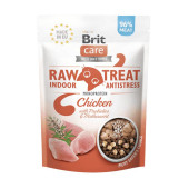 Лиофилизирани лакомства за котка  Brit RAW treat cat indoor&antistress с пробиотици