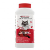 Versele Laga Oropharma Deodo Strawberry е дезодорант на прах за котешка тоалетна с ягода 750гр.