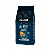 Ултpa пpeмиyм cyxa xpaнa за котки OWNAT AUTHOR FRESH OILY FISH & POULTRY - със 25% съдържание на месо от мазна риба, 25% пилешко месо и 10% патица, с годжи бери и джинджифил