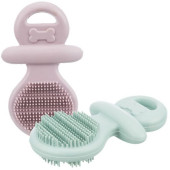  Каучукова играчка подходяща за малки кученца Trixie Junior pacifier чесалка за зъби във формата на биберон