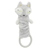 Плюшена играчка за малки кученца Trixie Junior dangling toy  животинче с шумоляща вътрешност и въже