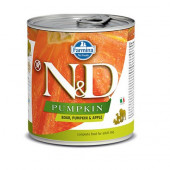 Консерва за кучета N&D DOG BOAR PUMPKIN&APPLE - с глиганско,тиква и ябълка