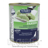 Пълноценна, консервирана кучешка храна Dr.Clauder's Selected Meat Rumen с Шкембе