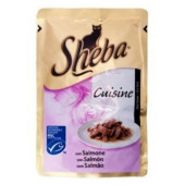 Пауч за котки Sheba Salmon сьомга в сос