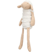 Играчка за куче Flamingo TOY RIBOLA SHEEP SITTING BEIGE S  плюшена овца в бежово и бяло