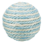 Котешка играчка Trixie Ball сизалено топче с дрънкащ звук
