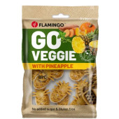 Вегетариански дентални лакомства  Flamingo Veggies Pineapple във форма на ананас S размер
