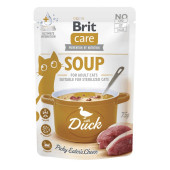 Супа за котки Brit Care Cat Soup with Duck фино патешко месо в бульон, БЕЗ зърнени култури